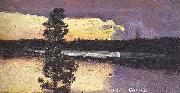 Akseli Gallen-Kallela Sunset oil on canvas